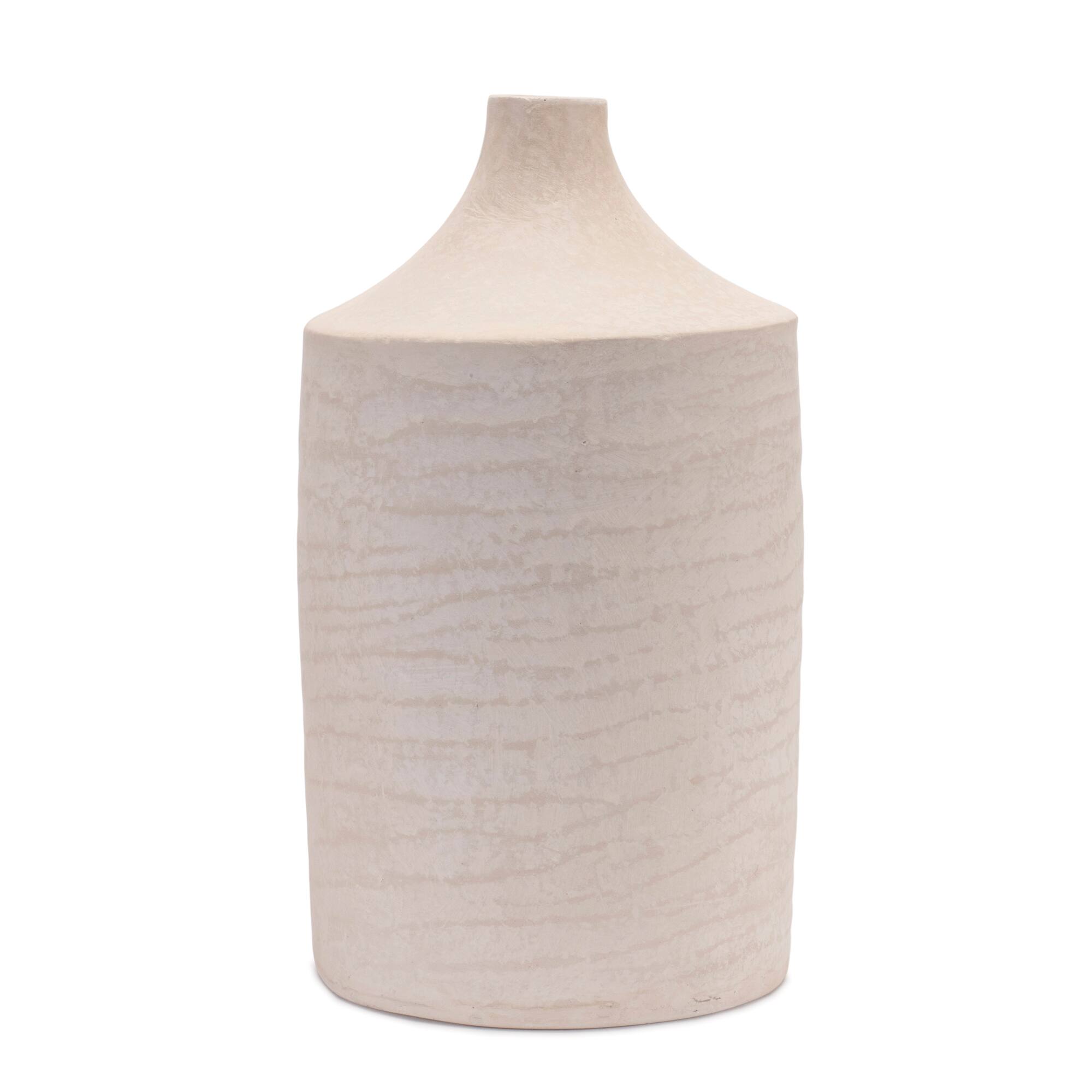 18.25" Recycled Paper Chalk Vase